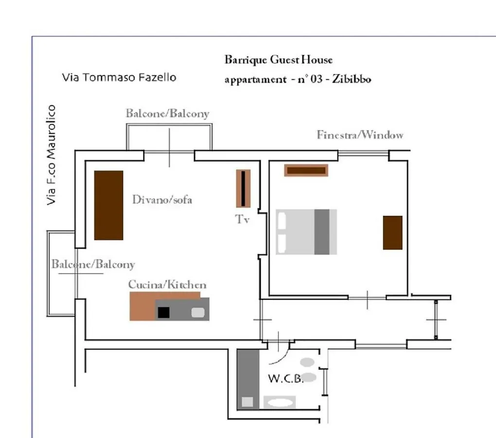 Barrique Guest House Free Bus From The Airport One Way Palermo Italien